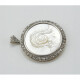 Medalla Estilo Antiguo, Platino, Oro 18K, Diamantes Y Nácar Cristo Medalla Estilo Antiguo, Platino, Oro 18K, Diamantes Y Nácar Cristo