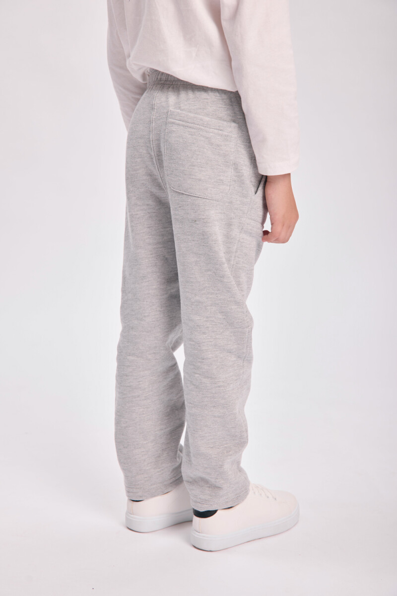 Pantalón deportivo recto Gris