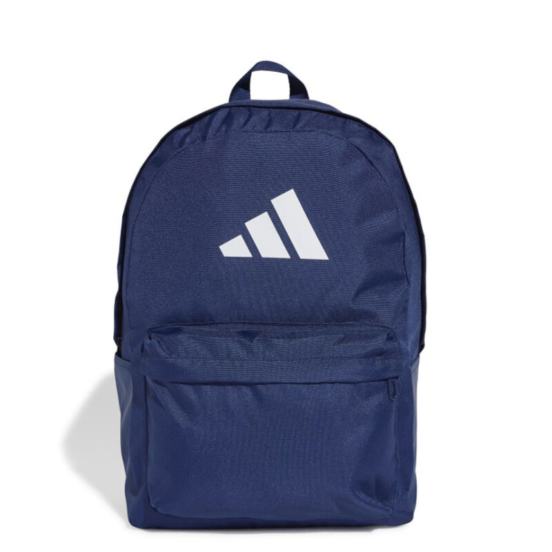 Mochila Adidas Classic 3 Logo Azul - Blanco