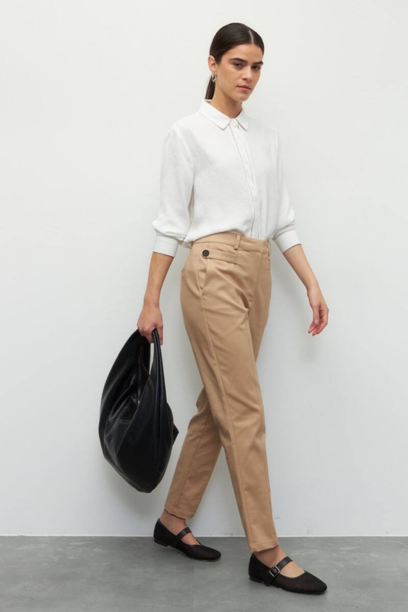 PANTALON LILOU Tostado