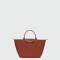 Le Pliage Green M Handbag Azul Oscuro