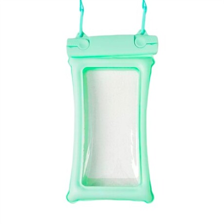 Estuche impermeable para celular Verde Agua