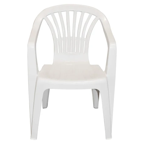 Silla de plastico blanca Silla de plastico blanca