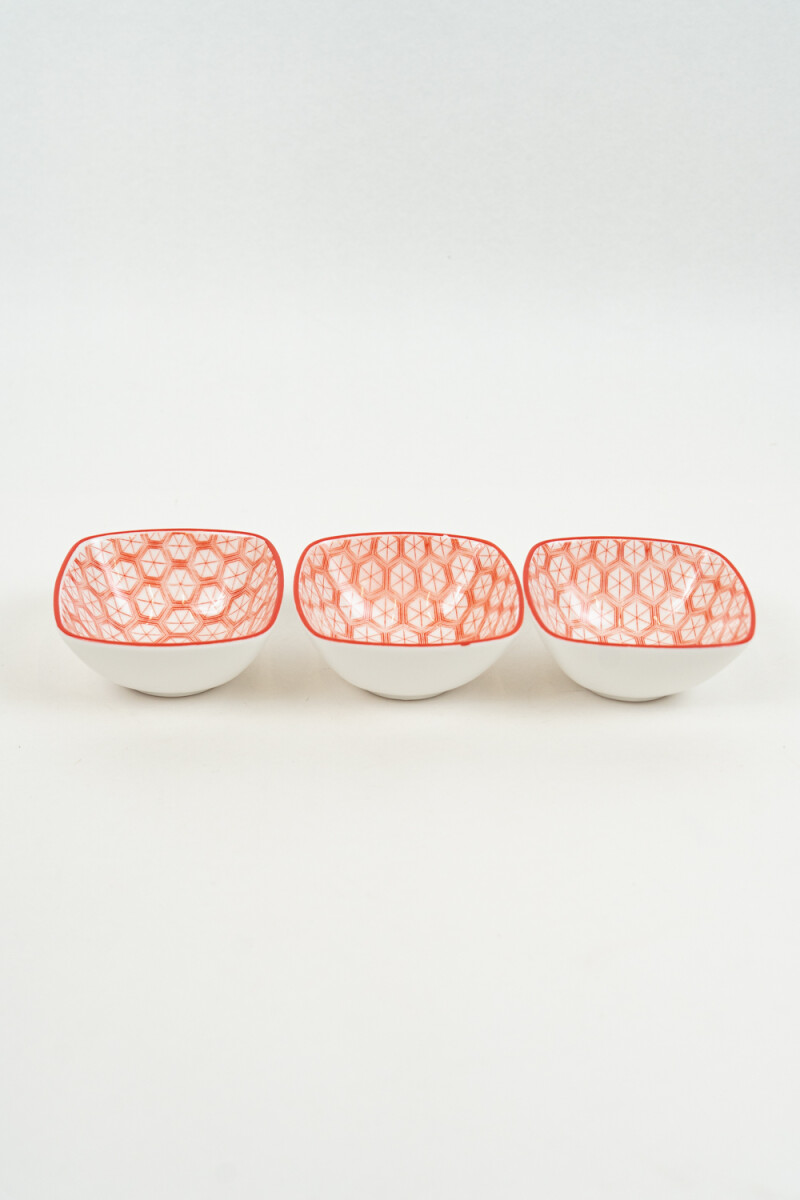 Bowl Charlie, Set 3 Pcs - Estampado 2 