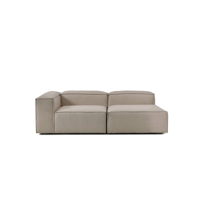 Sillón Nicole Esquinero Doble Izquierdo Gris