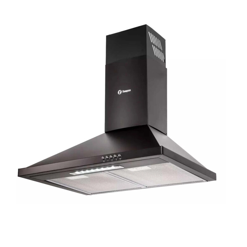 COMBO THOMPSON HELADERA FULL BLACK CON COCINA Y CAMPANA EXTRACTORA NEGRA Combo Thompson Heladera Full Black Con Cocina Y Campana Extractora Negra