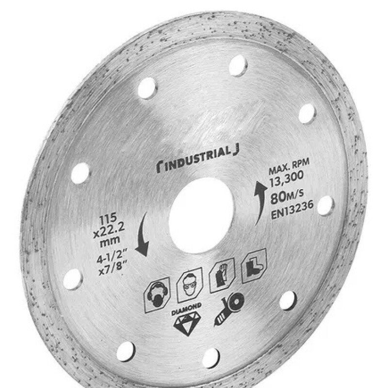 TOLSEN DISCO DIAMANTADO CONTINUO 115mm22.2 Tolsen Disco Diamantado Continuo 115mm22.2