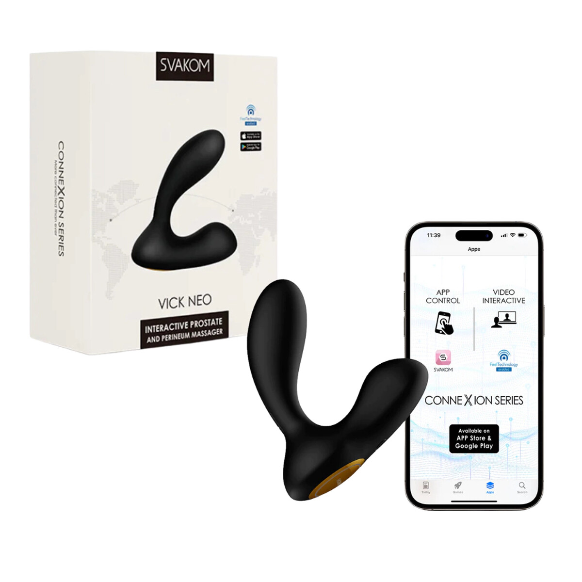 Vibrador de Próstata Controlado por App Vick Neo 