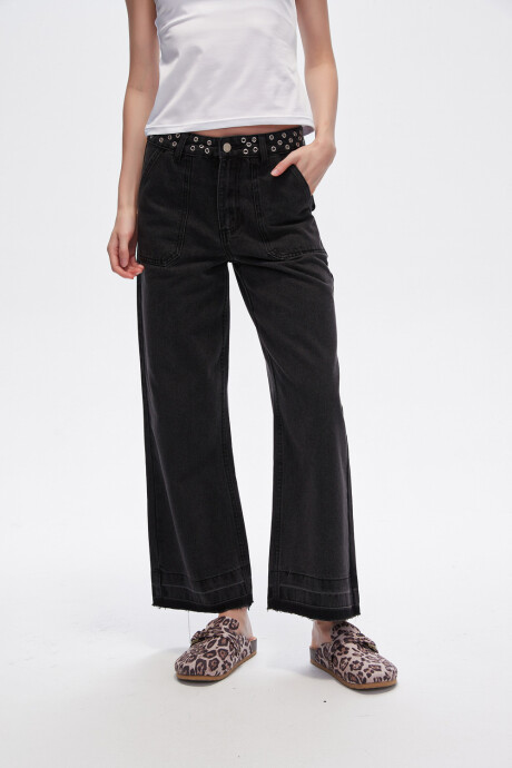 Pantalon Yunea Gris Oscuro
