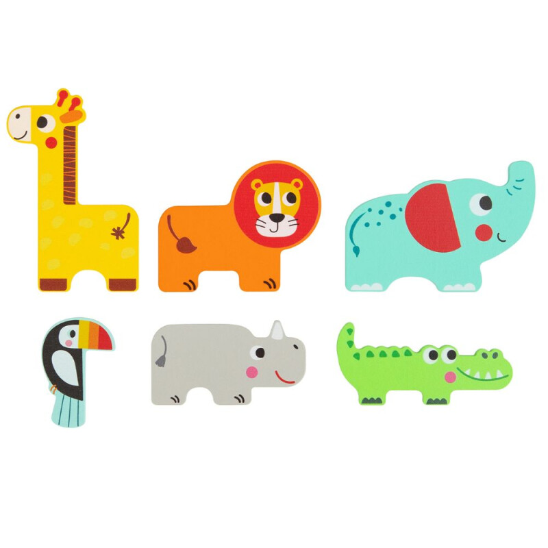 Puzzle multicapas de animales Puzzle Multicapas De Animales