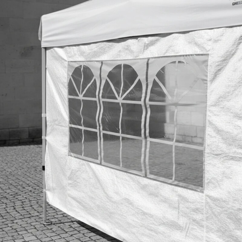 2 Paredes para Gazebo con Ventana Arye Blanco
