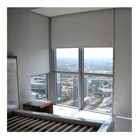 Cortina Roller Blackout Lumax 160 X 210 Cm Colores Blanco
