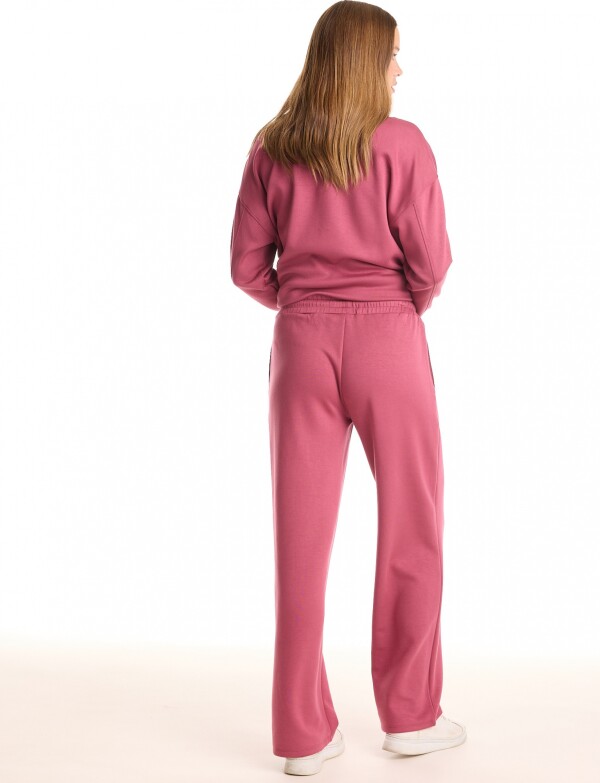 Jogger Basico Recto ROSA OSCURO