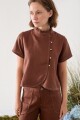 PRE VENTA BLUSA NUBE Chocolate