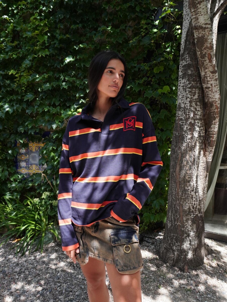 Tercer Tiempo Sweater - Azul / Naranja 