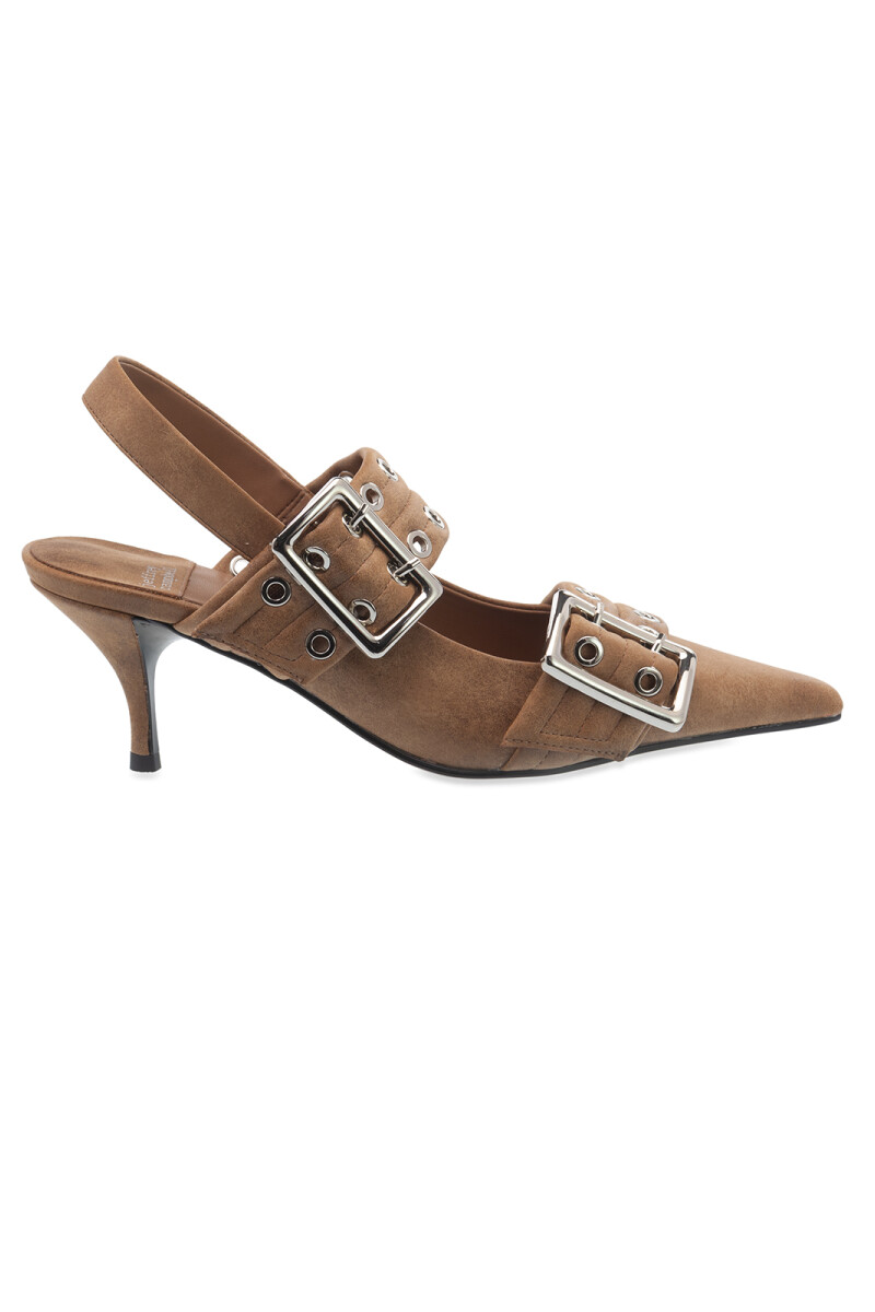 SANDALIA TIMELY Marron