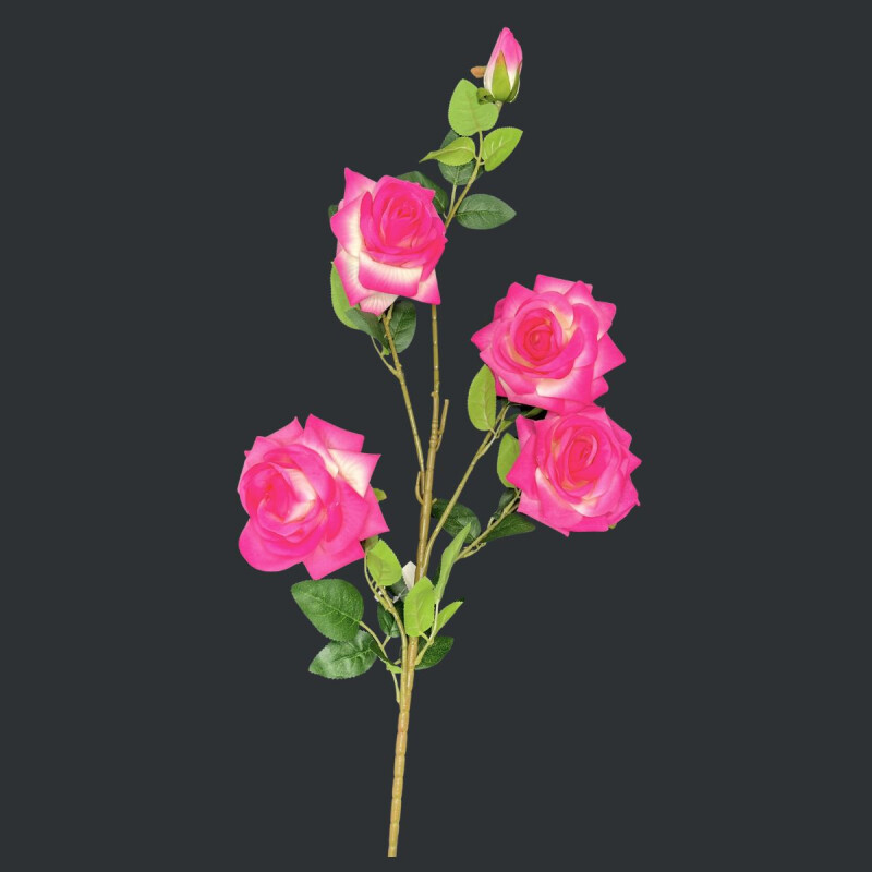 Rama de Rosas Fucsia