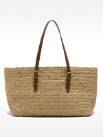 Bolso Shopper De Yute L natural