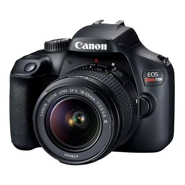 Cámara Canon Eos Rebel Kit T100 + Lente 18-55mm CAMARA CANON EOS REBEL T100