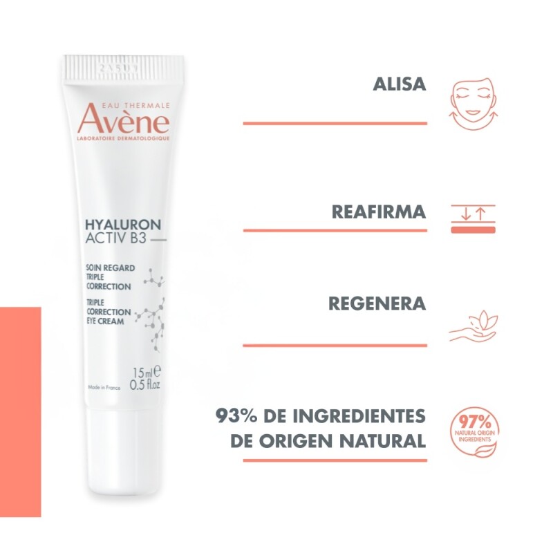 Contorno De Ojos Avene Hyaluron Activ B3 15 Ml. Contorno De Ojos Avene Hyaluron Activ B3 15 Ml.
