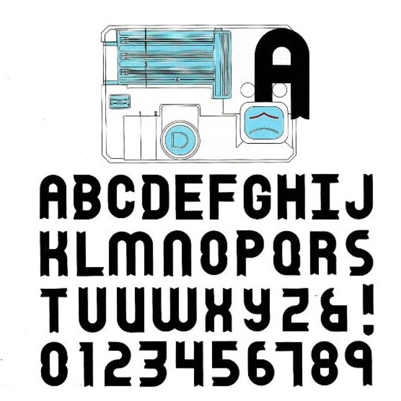 Mini troquelaora alfabetica Ibi Craft Mini Troquelaora Alfabetica Ibi Craft