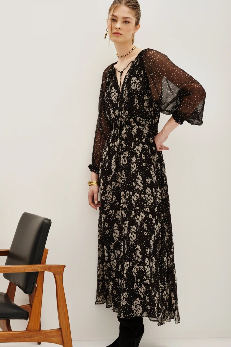 Vestido New York Liberty Dots Negro