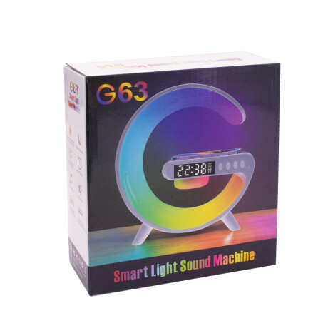 Lámpara Led 3 en 1 Cargador Reloj Rgb 001