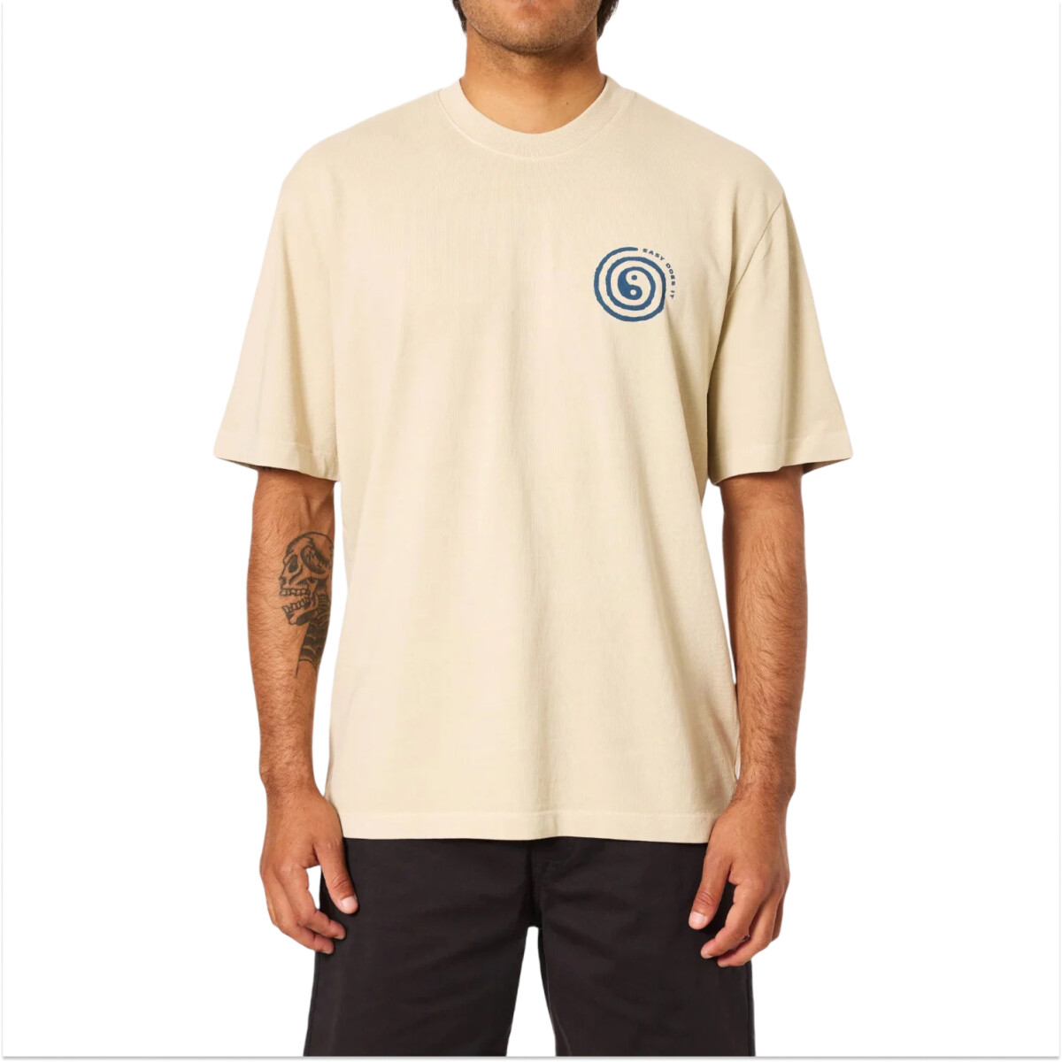 Remera Katin Swirl Relaxed - Marrón 