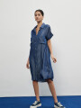 Vestido Lemos Azul Medio