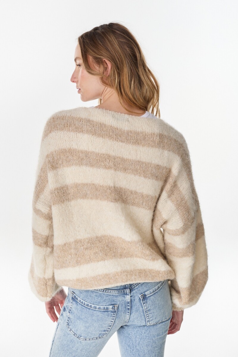 Cardigan Clover Crudo/Beige
