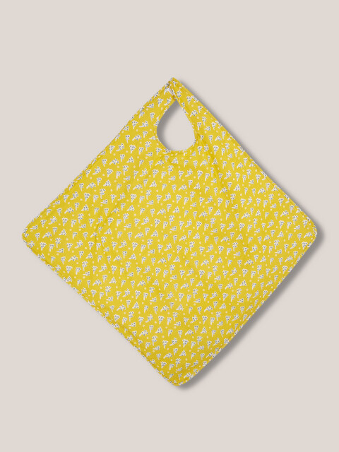Toalla Combinada Con Capucha Amarillo Oscuro