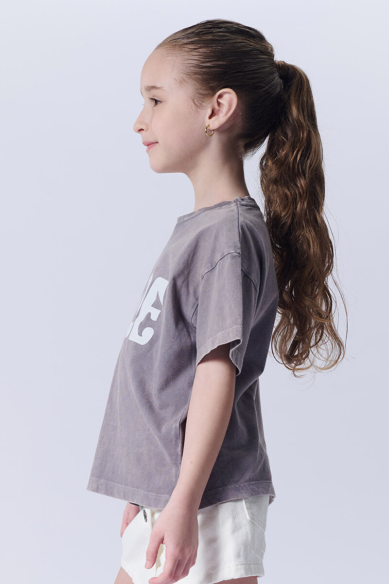 Remera nice Gris