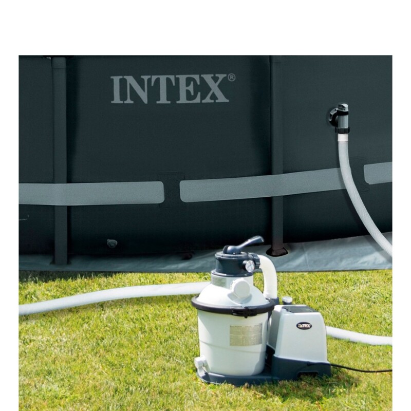 INTEX BOMBA FILTRO ARENA PARA PISCINA 3500L/H 0.12HP 6.5KGS Intex Bomba Filtro Arena Para Piscina 3500l/h 0.12hp 6.5kgs