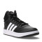 Championes de Hombre Adidas Hoops 3.0 Mid Classic Vintage Negro - Blanco