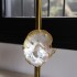 Nácar Lamp Dorado Fuerte
