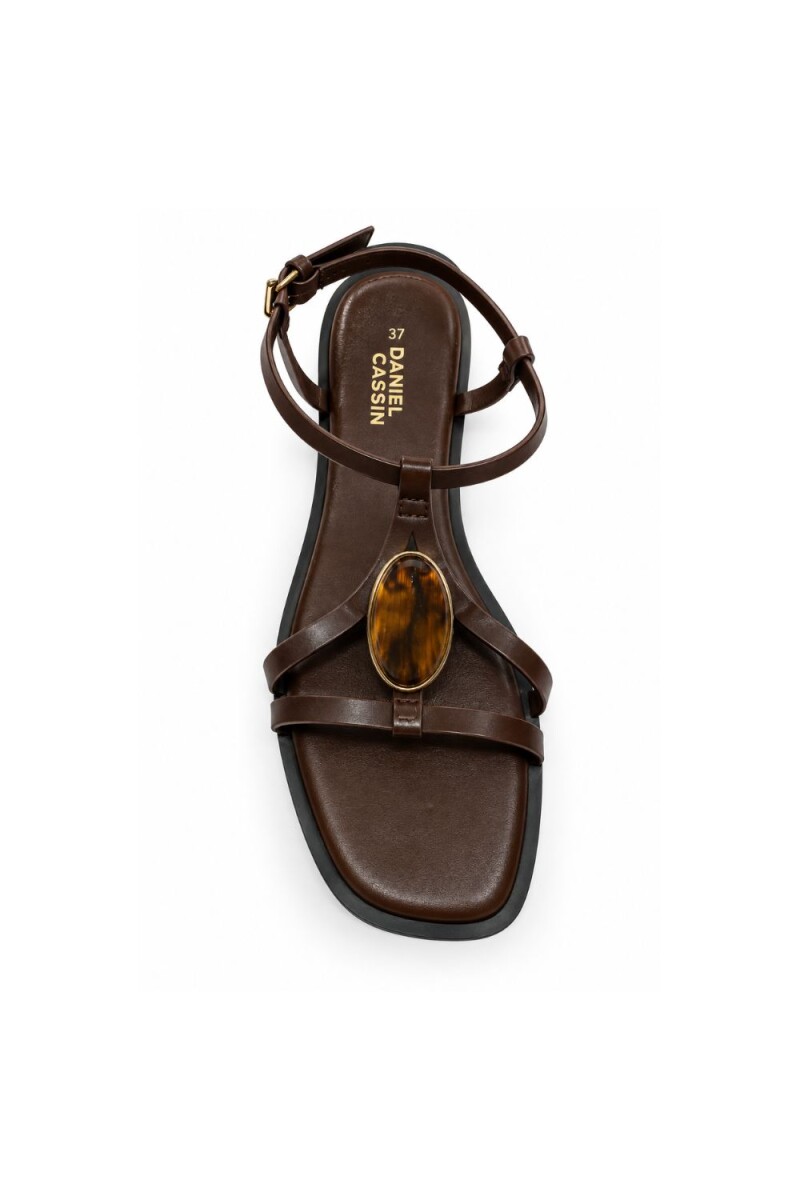 SANDALIA AMBAR Chocolate