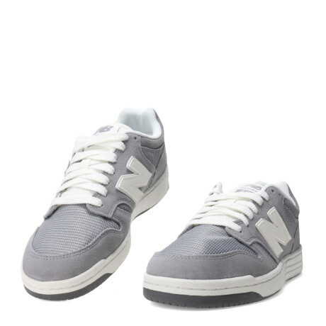 Championes Unisex New Balance Championes 480 Lifestyle Gris - Blanco