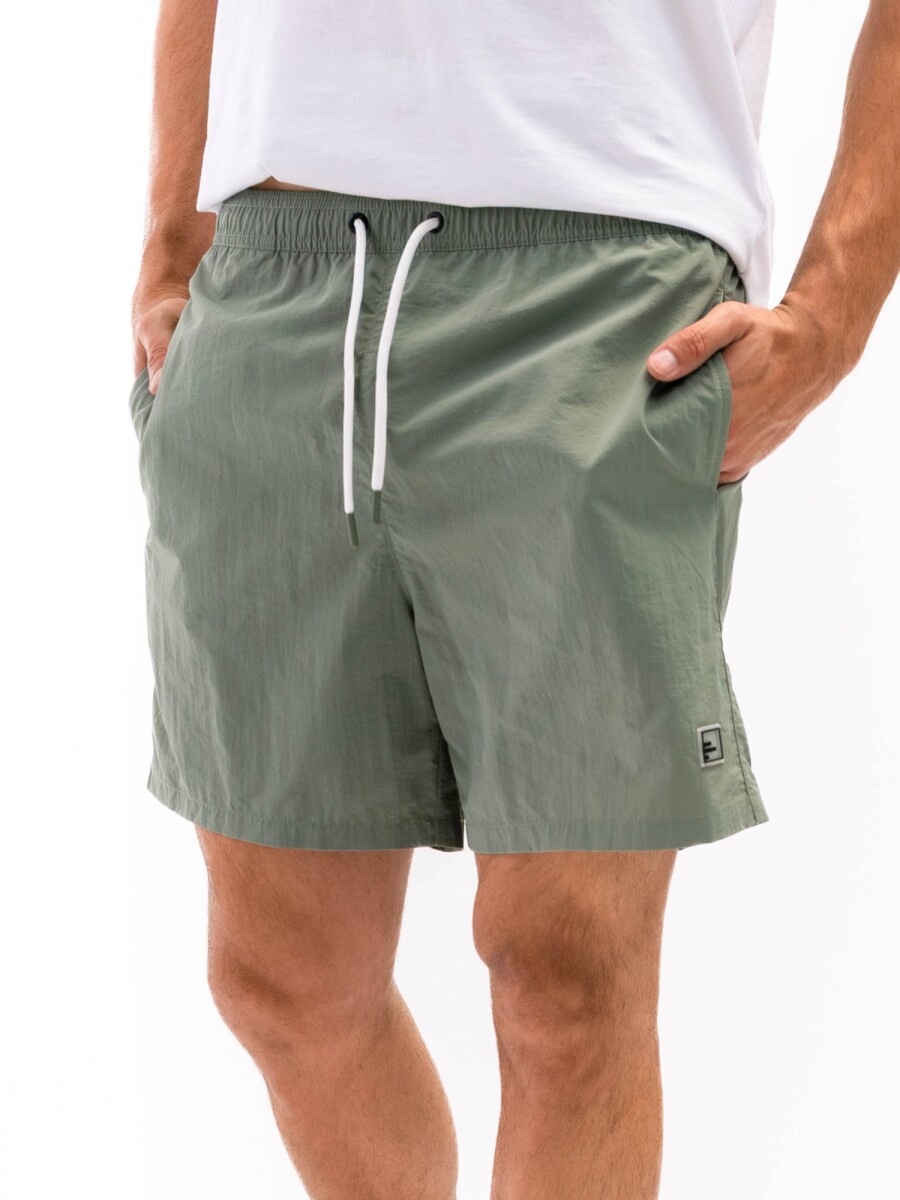 Short de Baño Taslon Buzios - Kaki 