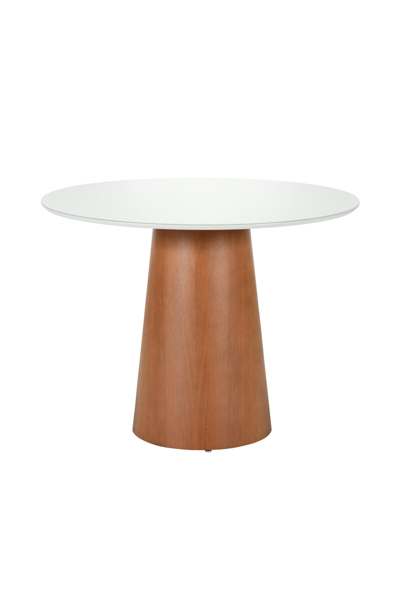 Catarina - MESA COMEDOR CATARINA MADERA/VIDRIO DIAM120 