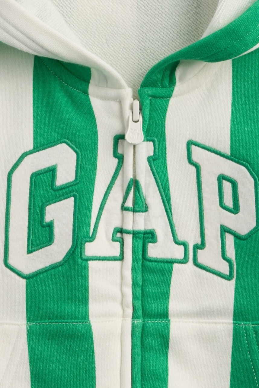 Canguro Con Cierre Logo Gap Sin Felpa Toddler Niño Gallant Green