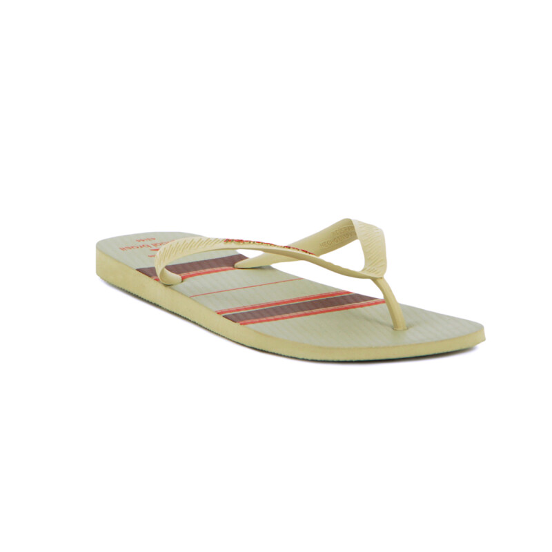 Tropical Brasil Ojota Estampado De Hombre - Arena Arena