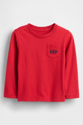 Remera Logo Gap Toddler Niño Modern Red