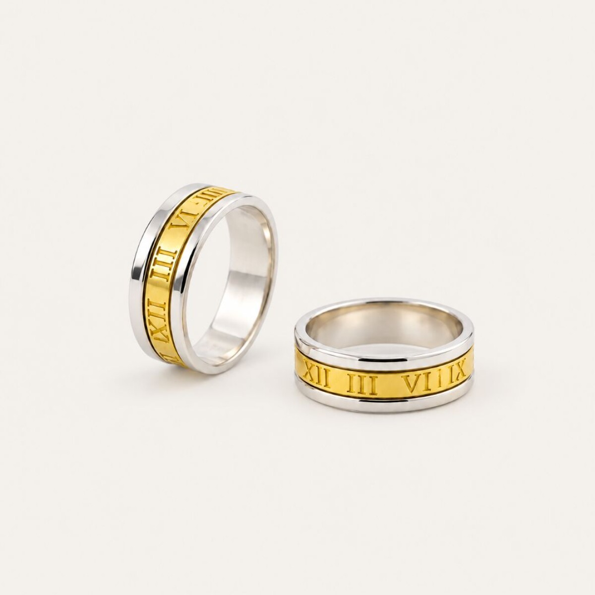 Alianzas Números Romanos - Plata y Oro 