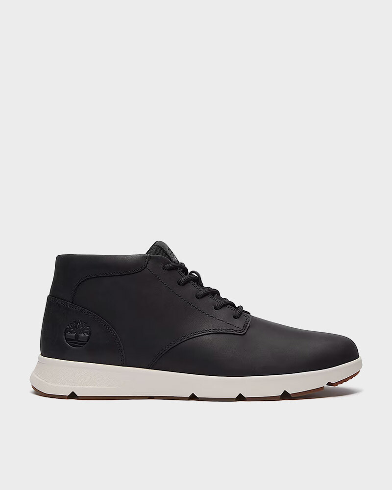 Zapatillas Timberland Parker Street Mid Hombre Black Full Grain