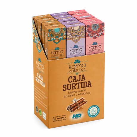 INCIENSO HARI DARSHAN KARMA 15GR X12 Caja Surtida
