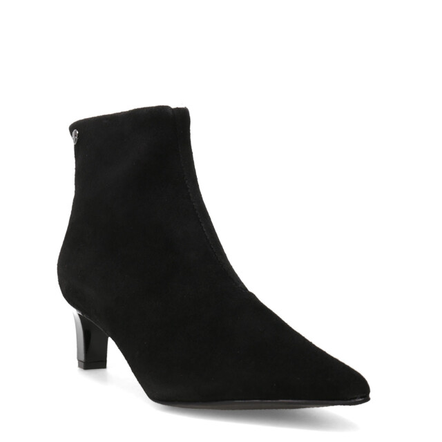 Botas de Mujer Bottero Caña Baja Y Taco Fino Negro