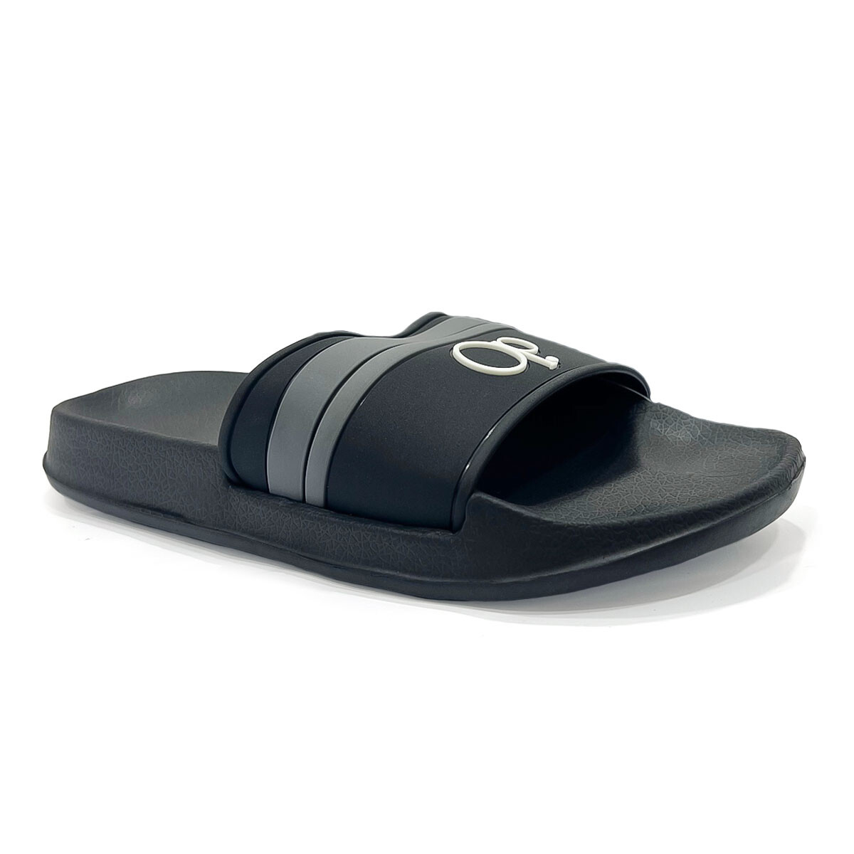 Chancletas Ocean Pacific Ojotas Unisex Playa Piscina - Negro y gris 