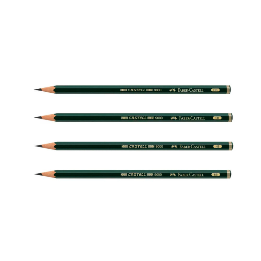 Blister Lápices De Grado x4 Faber-Castell #Blister Lápices De Grado X4 Faber-Castell