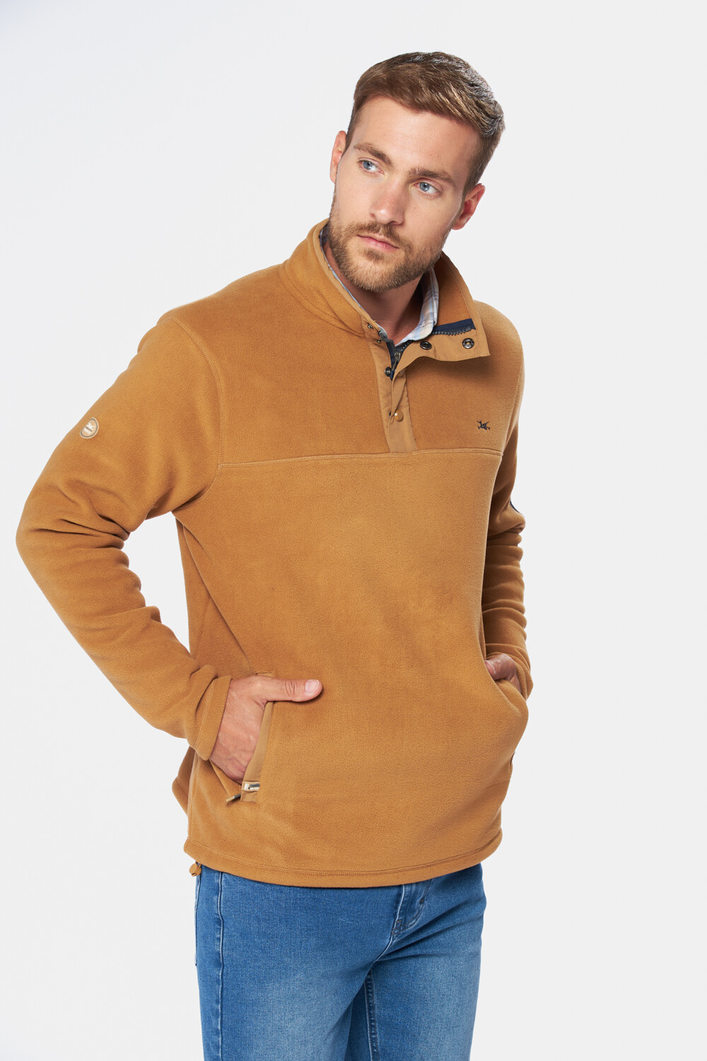 BUZO POLAR DE ABRIGO Mostaza