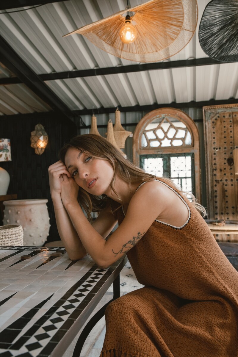 Vestido Noami MARRON